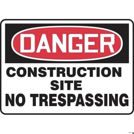 Accuform OSHA DANGER SAFETY SIGN CONSTRUCTIO MCRT026VA MCRT026VA